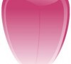 Небесный фонарик розовый конус 120 см