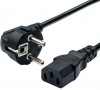 Сетевой кабель питания CEE 7/7 - IEC C13 длина 1,8 м