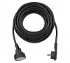 1168980010 Удлинитель 10 м с плоской вилкой Brennenstuhl Quality Extension Cable, черный