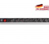 1390007018 Удлинитель Brennenstuhl Alu-Line 19 дюймов, 2м., кабель 1,5мм2, 8 роз., IP20